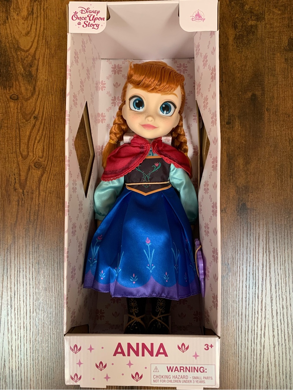Anna Frozen Doll - Official Disney “Once Upon A Story” Collection